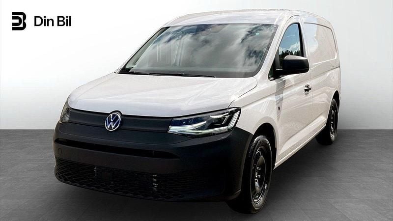 Vit (candyvit) Ny 2025 VW Caddy Maxi Minibuss | 434 750 kr (Bra pris) - Bild 1/4