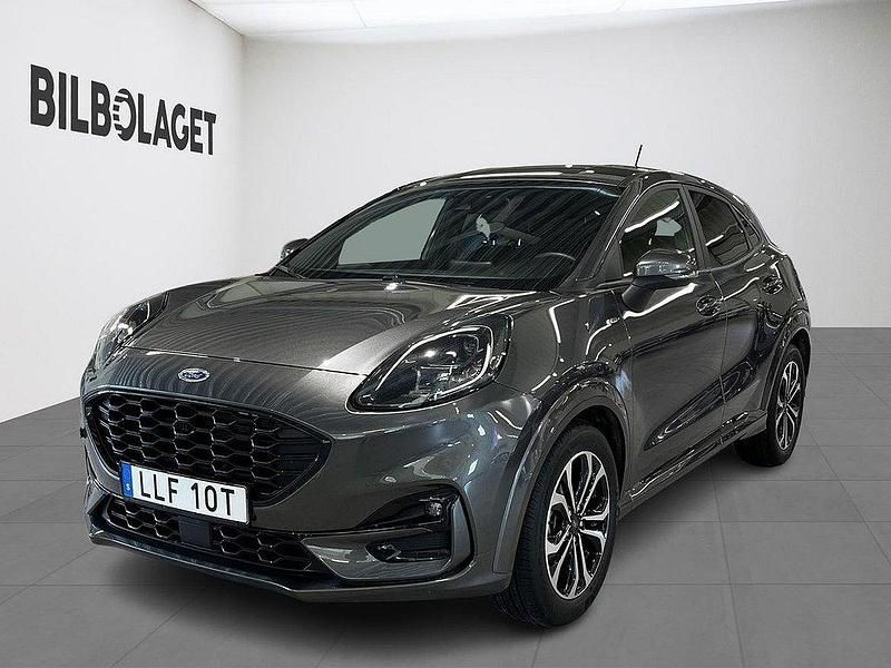 Grå Begagnad 2022 Ford Puma Gen-E ST-Line SUV | 199 800 kr - Bild 1/4