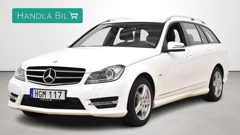 Vit Begagnad 2014 Mercedes C180 AMG line Kombi | 149 900 kr (Marknadspris) - Bild 1/4