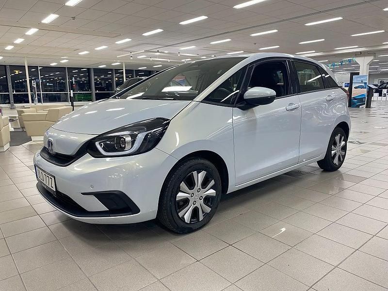 Vit Begagnad 2021 Honda Jazz Elegance Halvkombi | 189 800 kr (Bra pris) - Bild 1/4