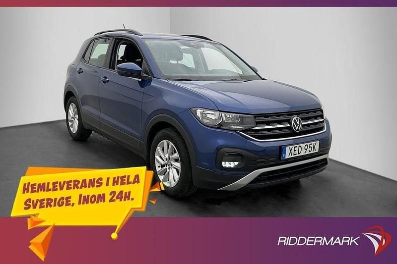 Blå Begagnad 2023 VW T-Cross SUV | 188 900 kr (Marknadspris) - Bild 1/3