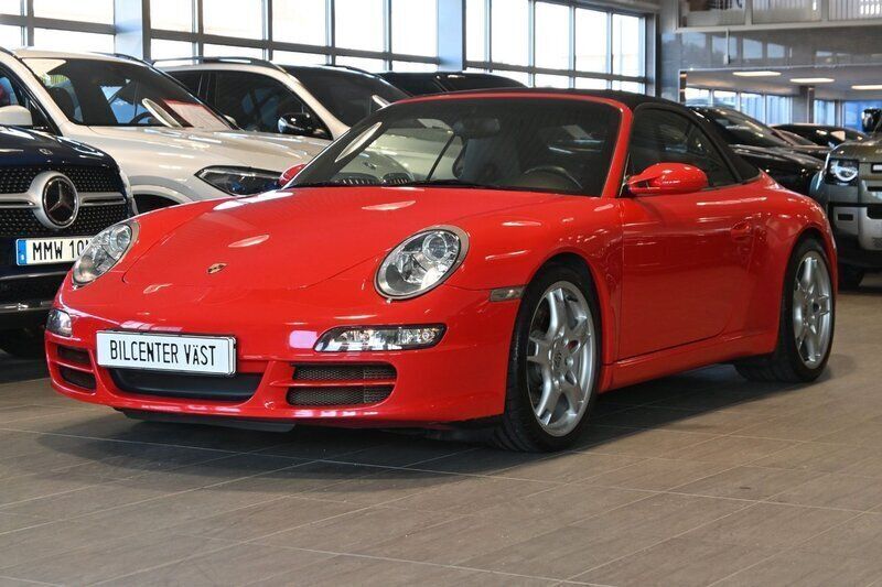 Röd Begagnad 2007 Porsche 911 Carrera S Cabriolet Cab | 699 000 kr - Bild 1/4