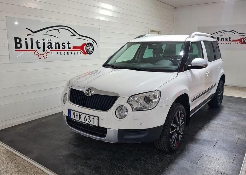 Vit Begagnad 2013 Skoda Yeti Experience SUV | 114 900 kr (Marknadspris) - Bild 1/4