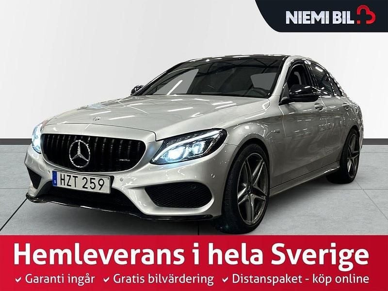 Silver Begagnad 2015 Mercedes C450 AMG AMG Sedan | 364 900 kr (Marknadspris) - Bild 1/3