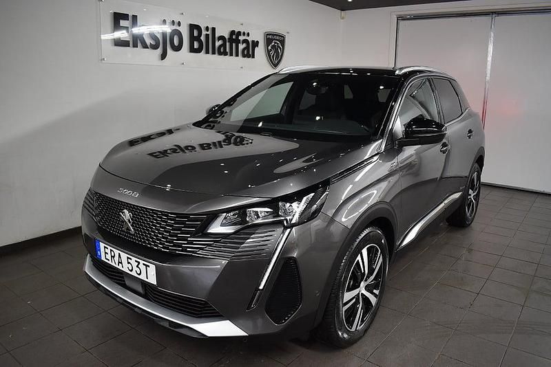 Grå (grå metallic) Begagnad 2024 Peugeot 3008 GT SUV | 257 500 kr (Superpris) - Bild 1/4