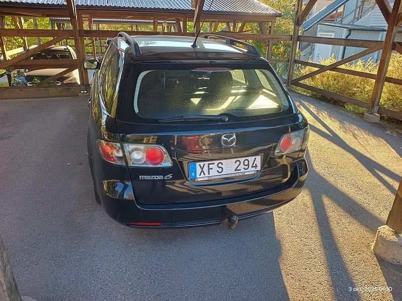 Svart Begagnad 2006 Mazda 6 Touring Kombi | 9 000 kr (Superpris) - Bild 1/4