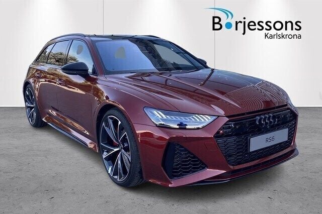 Röd Ny 2024 Audi RS6 Performance Kombi | 1 599 000 kr (Bra pris) - Bild 1/4