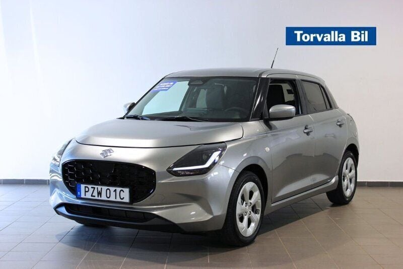 Grå Ny 2024 Suzuki Swift Halvkombi | 234 900 kr (Bra pris) - Bild 1/4