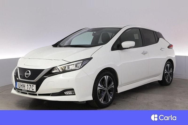 Flerfärgad (vit) Begagnad 2021 Nissan Leaf 360º Halvkombi | 189 900 kr (Marknadspris) - Bild 1/4