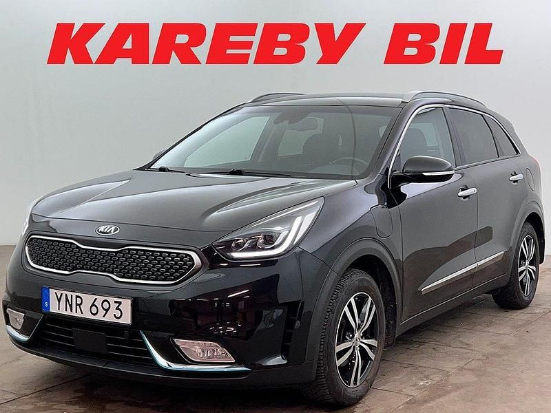 Svart Begagnad 2018 Kia Niro 2 SUV | 144 800 kr (Marknadspris) - Bild 1/3