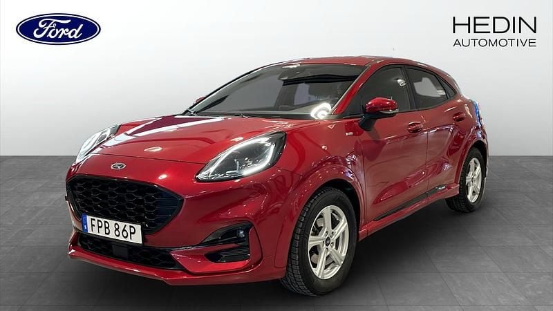 Röd Begagnad 2022 Ford Puma ST-Line SUV | 209 000 kr (Marknadspris) - Bild 1/4