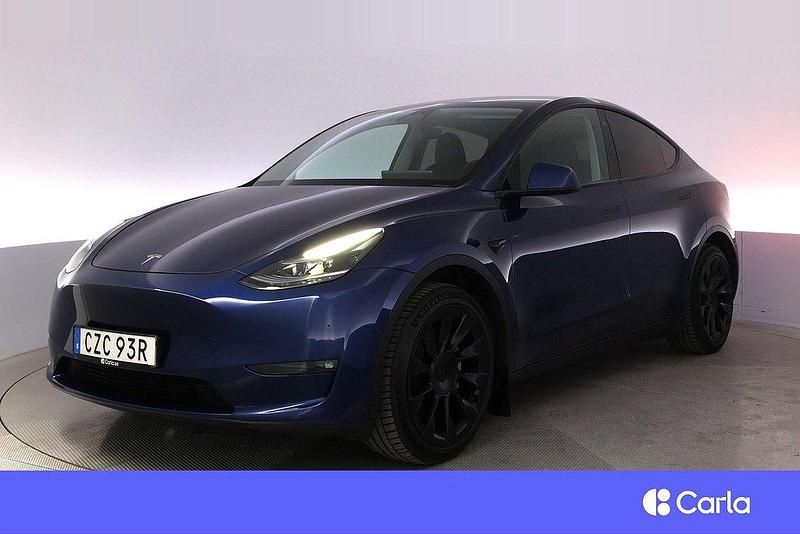 Blå Begagnad 2024 Tesla Model Y Long Range SUV | 513 900 kr - Bild 1/4