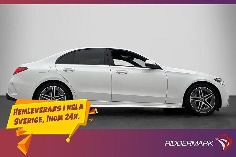 Vit Begagnad 2022 Mercedes C220 Sedan | 429 900 kr (Marknadspris) - Bild 1/3