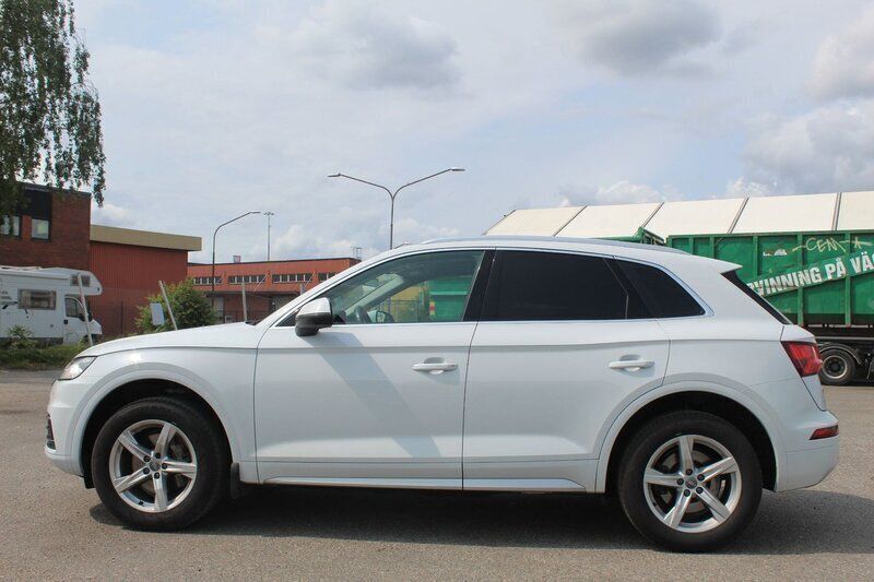 Vit Begagnad 2018 Audi Q5 Comfort SUV | 254 800 kr (Bra pris) - Bild 1/4