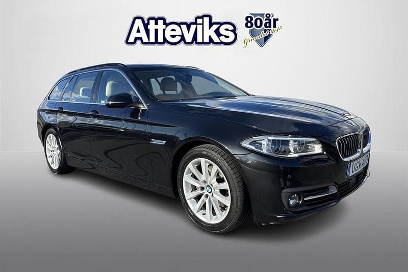 Svart Begagnad 2017 BMW 520 Kombi | 184 900 kr (Superpris) - Bild 1/4