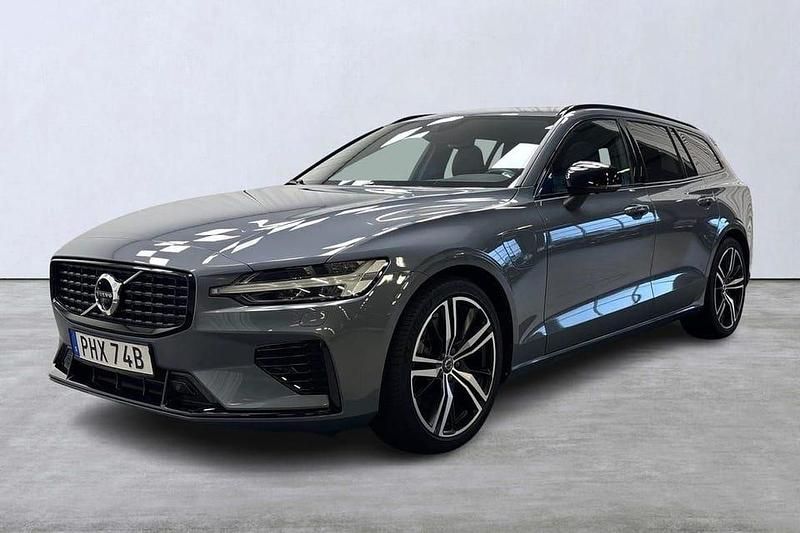 Grå Begagnad 2022 Volvo V60 R-Design Kombi | 449 900 kr (Dyr) - Bild 1/4