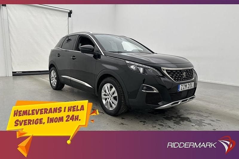 Begagnad Peugeot 3008 GT-line 131 HK (96 kW) 2019 Svart SUV