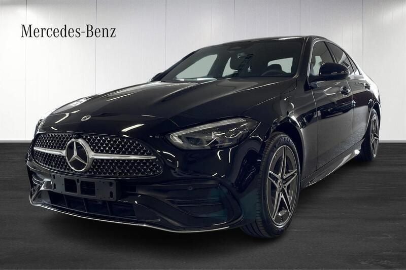 Begagnad Mercedes C300e AMG 334 HK (245 kW) 2024 Svart Sedan