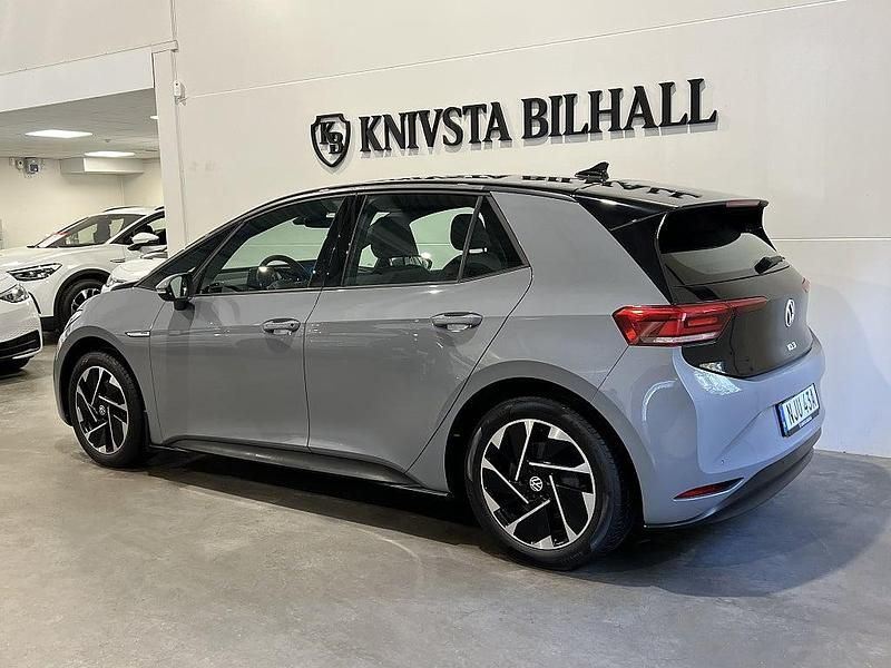 Begagnad VW ID.3 Pro Performance 150 kW (204 HK) 2020 Grå Halvkombi