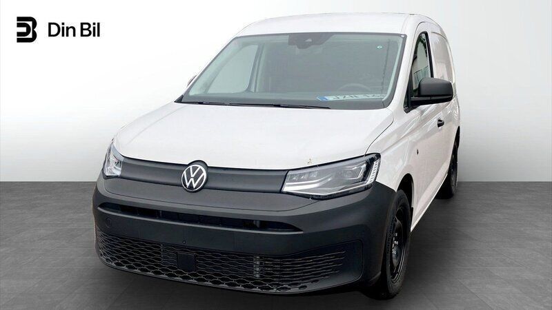 Vit (candyvit) Ny 2025 VW Caddy Minibuss | 406 625 kr (Bra pris) - Bild 1/4