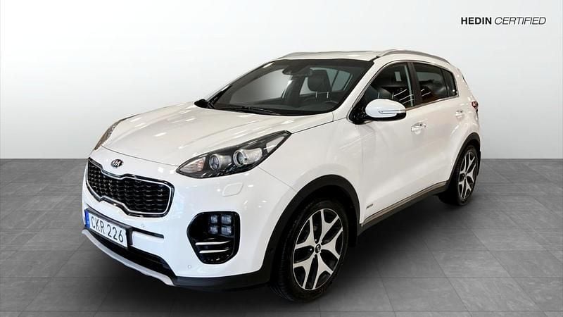 Vit (white) Begagnad 2017 Kia Sportage GT-Line SUV | 179 900 kr (Marknadspris) - Bild 1/4