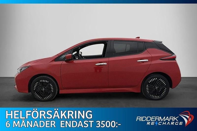 Begagnad Nissan Leaf 360º 160 kW (218 HK) 2023 Röd Halvkombi