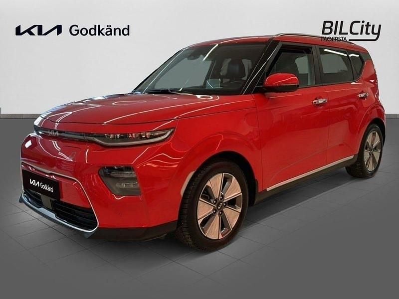 Röd Begagnad 2022 Kia Soul EV Advance SUV | 279 900 kr (Marknadspris) - Bild 1/4