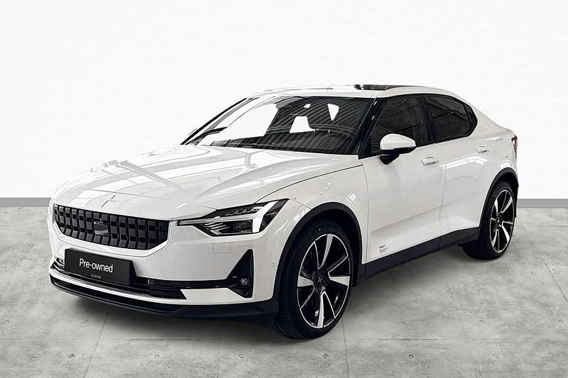Vit Begagnad 2020 Polestar 2 Long Range Dual motor Sedan | 319 900 kr (Marknadspris) - Bild 1/2