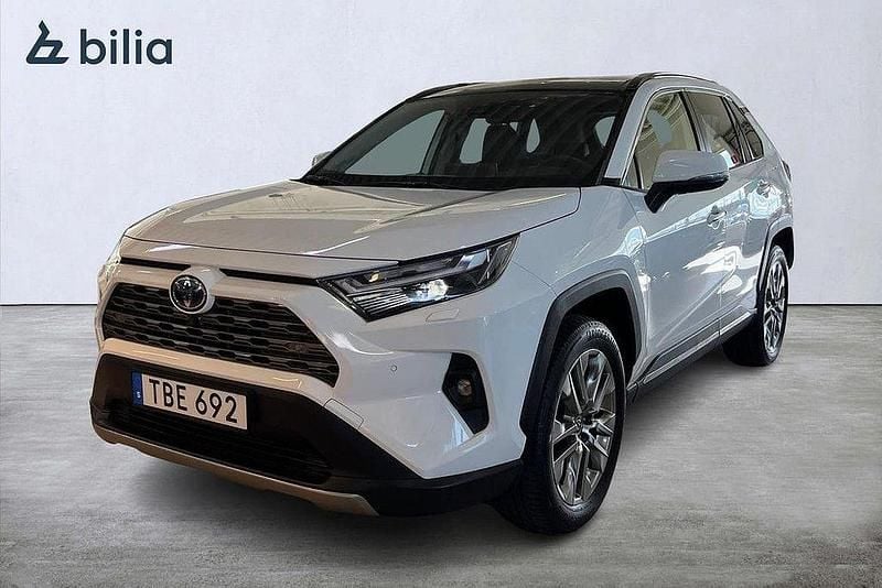 Vit Begagnad 2022 Toyota RAV4 Hybrid Executive SUV | 399 990 kr (Bra pris) - Bild 1/4