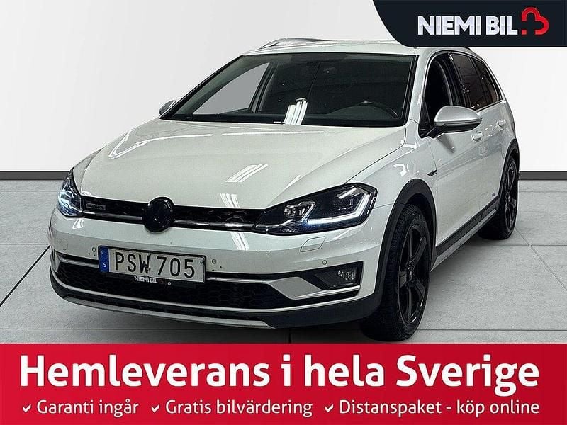 Vit Begagnad 2018 VW Golf Alltrack S Kombi | 169 900 kr (Marknadspris) - Bild 1/3