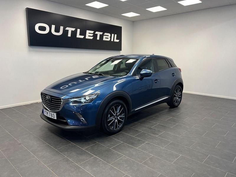 Blå Begagnad 2017 Mazda CX-3 SUV | 175 000 kr (Bra pris) - Bild 1/4