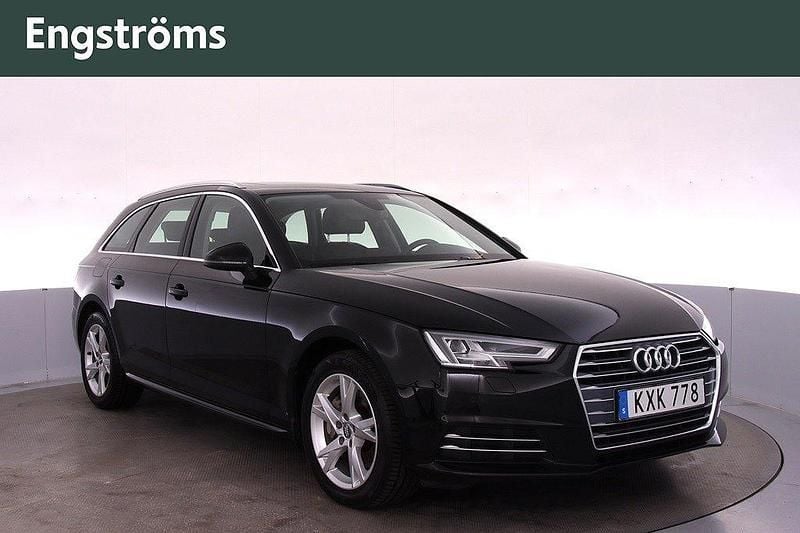 Svart (brilliantsvart) Begagnad 2018 Audi A4 Kombi | 249 000 kr (Marknadspris) - Bild 1/4