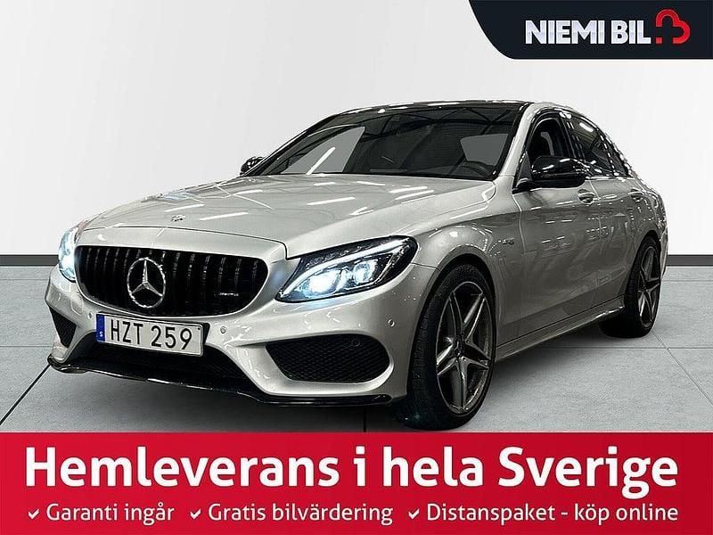 Begagnad Mercedes C450 AMG AMG 367 HK (269 kW) 2015 Silver Sedan