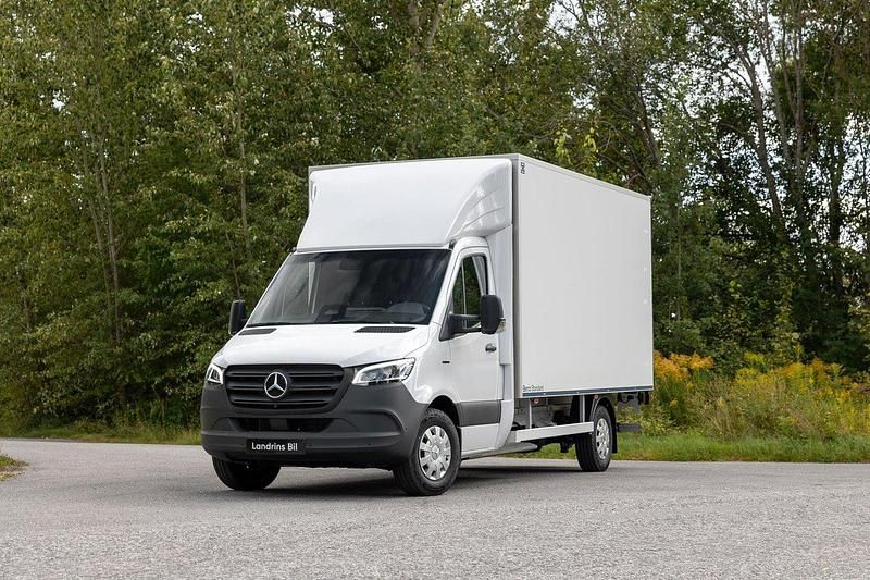 Vit Ny 2025 Mercedes E-Sprinter Van | 1 281 250 kr - Bild 1/4