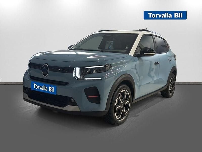 Blå Begagnad 2024 Citroën e-C3 Halvkombi | 269 900 kr (Lite dyr) - Bild 1/4