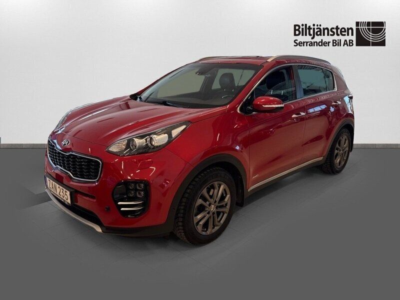 Röd Begagnad 2017 Kia Sportage GT-Line SUV | 239 900 kr (Marknadspris) - Bild 1/4