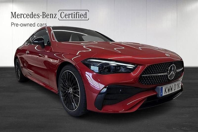 Begagnad Mercedes CLE300 AMG 258 HK (189 kW) 2024 Röd Sportkupé
