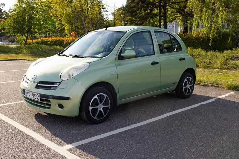 Grön Begagnad 2006 Nissan Micra Halvkombi | 19 000 kr (Bra pris) - Bild 1/4
