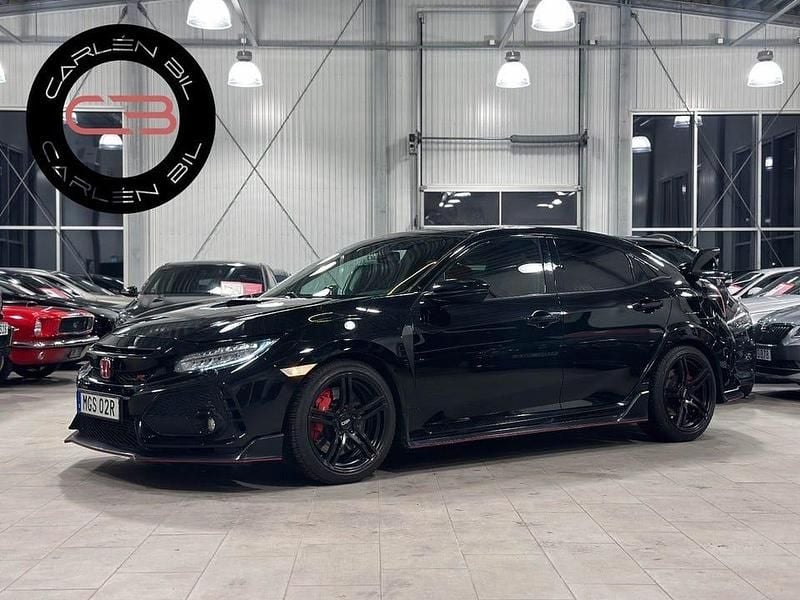 Svart Begagnad 2019 Honda Civic Type R Halvkombi | 298 900 kr (Marknadspris) - Bild 1/4