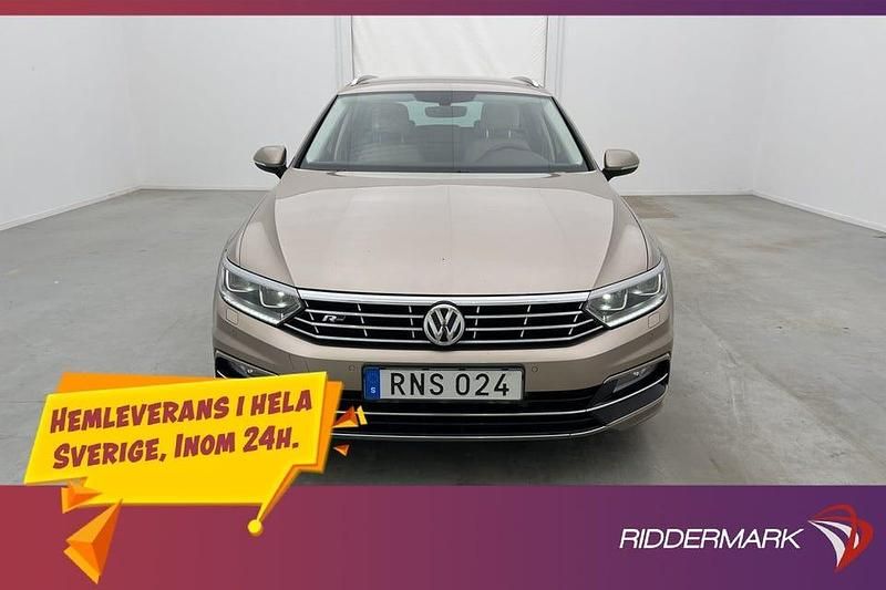 Begagnad VW Passat R-line 190 HK (139 kW) 2016 Ljusbrun Kombi