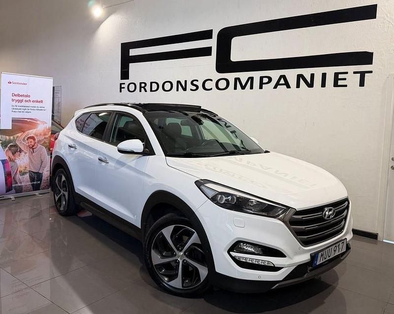 Vit Begagnad 2015 Hyundai Tucson Comfort SUV | 209 000 kr (Dyr) - Bild 1/4