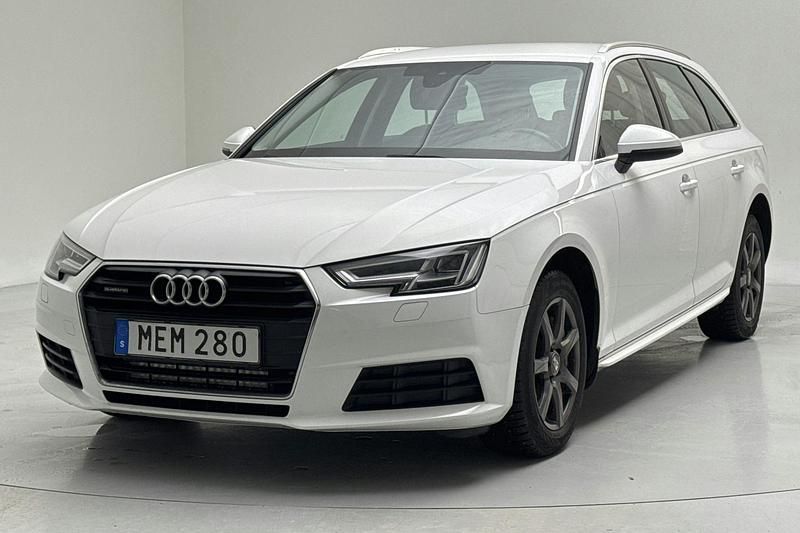 Vit Begagnad 2016 Audi A4 Kombi | 150 000 kr (Marknadspris) - Bild 1/4