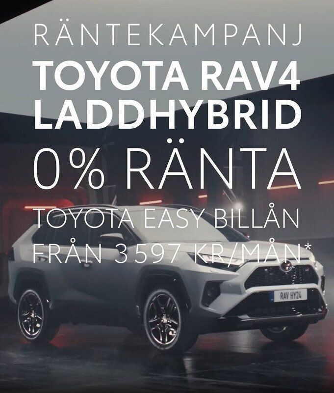 Grå Ny 2025 Toyota RAV4 Hybrid SUV | 3 597 kr - Bild 1/4