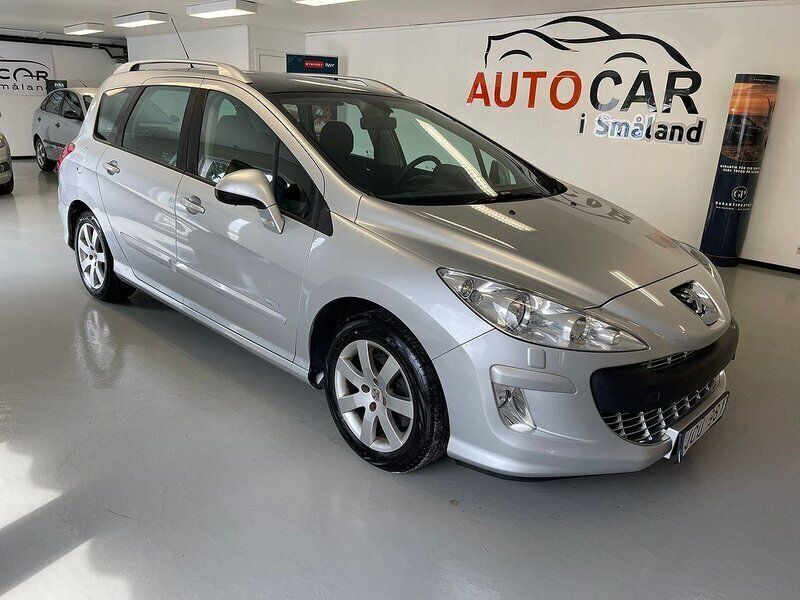 Ljusgrå Begagnad 2008 Peugeot 308 Kombi | 29 900 kr - Bild 1/4