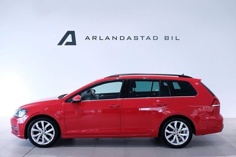 Röd Begagnad 2017 VW Golf VII Kombi | 134 800 kr (Marknadspris) - Bild 1/4