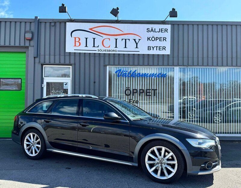 Svart Begagnad 2014 Audi A6 Allroad Kombi | 159 900 kr (Marknadspris) - Bild 1/4