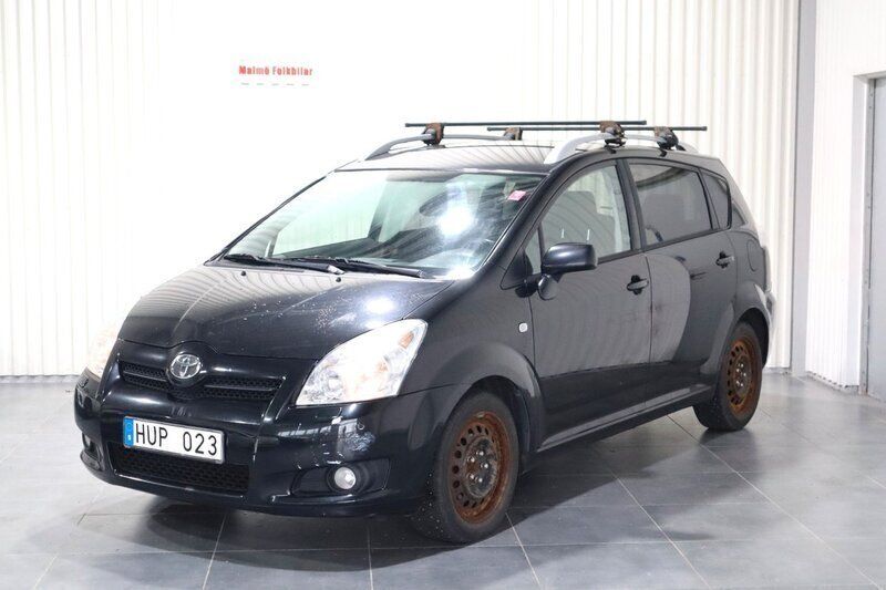 Svart Begagnad 2008 Toyota Corolla Verso Minibuss | 49 900 kr (Marknadspris) - Bild 1/4