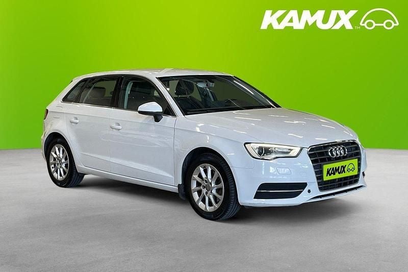Vit Begagnad 2016 Audi A3 Sportback Halvkombi | 109 700 kr (Marknadspris) - Bild 1/3