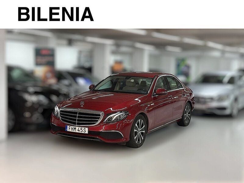 Röd Begagnad 2020 Mercedes E300 Exclusive Sedan | 369 000 kr (Marknadspris) - Bild 1/3