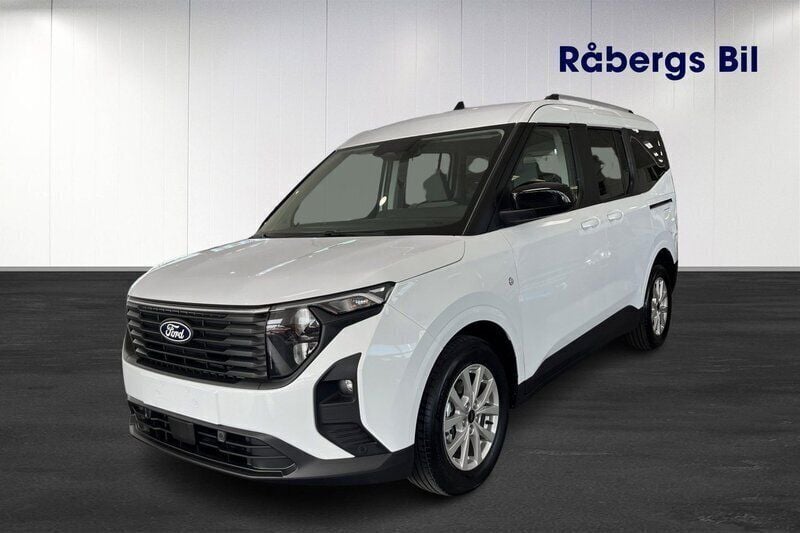 Vit (frozen white) Ny 2024 Ford Tourneo Titanium Minibuss | 305 676 kr (Marknadspris) - Bild 1/4